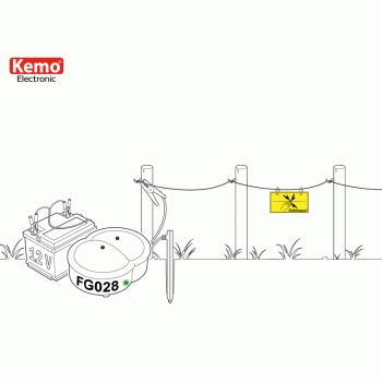 ogrodzenie elektryczne Kemo FG028 pastuch elektryzator